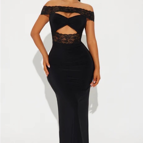 Fashion Nova Black Cut Out Backless Bodycon Dress - Picture 1 of 1